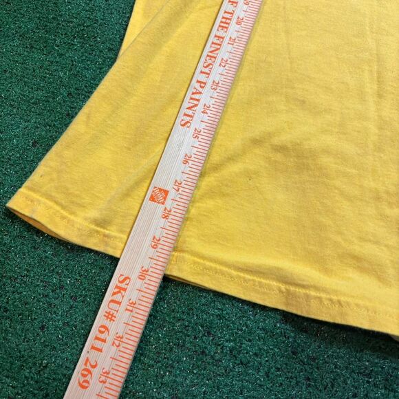 Gildan Men's Yellow T-shirt - Picture 5 of 5